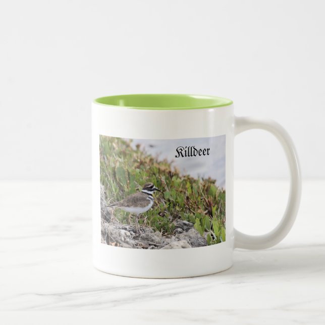 Taza Bicolor Pájaro asesino, cerdo (Derecha)