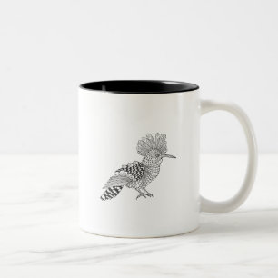 Taza Bicolor Pájaro del estilo