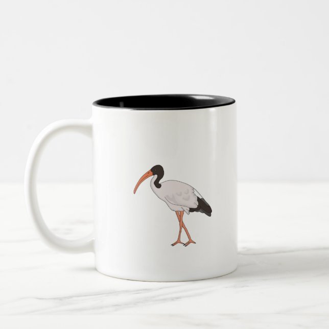 Taza Bicolor Pájaro Ibis Bin Chicken (Izquierda)