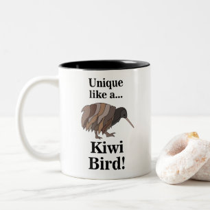Taza Bicolor Pájaro Kiwi