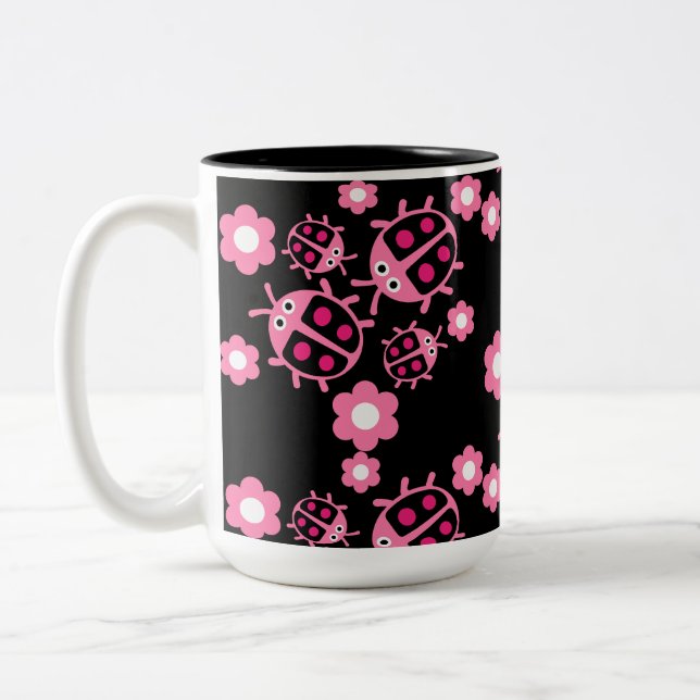 Taza Bicolor Pájaro Y Pájaro (Izquierda)