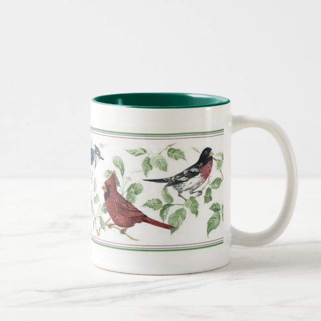 Taza Bicolor Pájaros (Derecha)