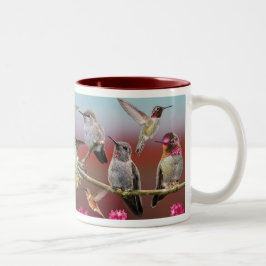 Taza Bicolor Pájaros húmedos
