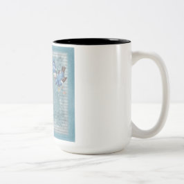 Taza Bicolor Pájaros tazón de café