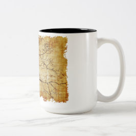Taza Bicolor Pájaros tazón de café
