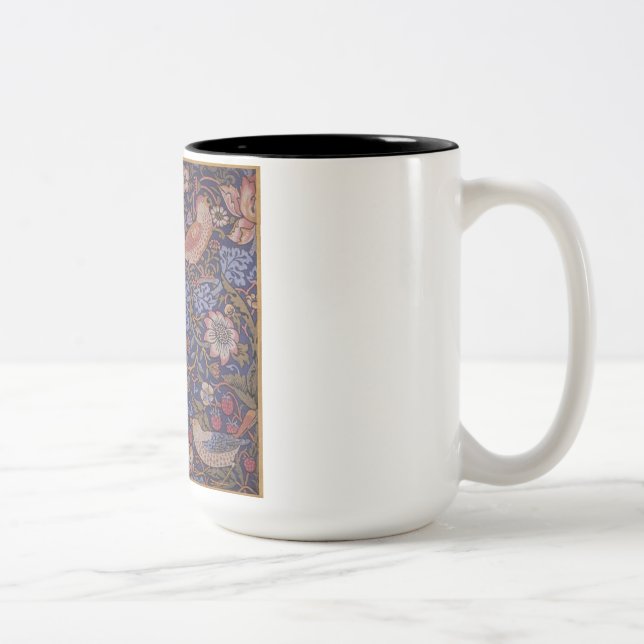 Taza Bicolor Pájaros tazón de café (Derecha)