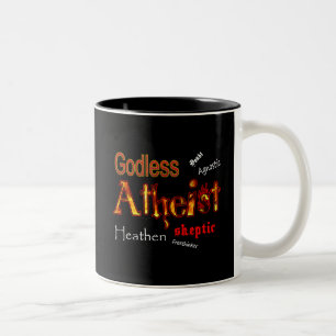 Taza Bicolor Palabras ateas