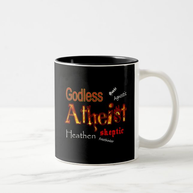 Taza Bicolor Palabras ateas (Derecha)