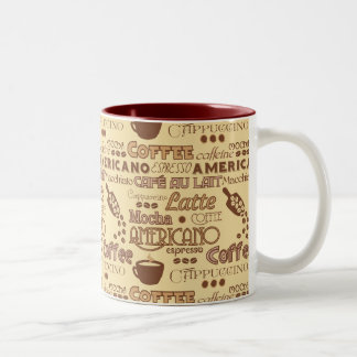 Taza Bicolor Palabras del café