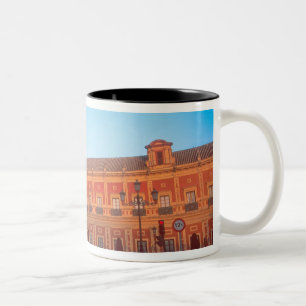 Taza Bicolor Palacio de Telmo en Sevilla, España sede de