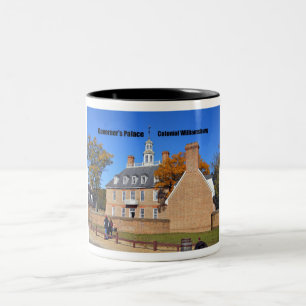 Taza Bicolor Palacio del Gobernador, Colonial Williamsburg