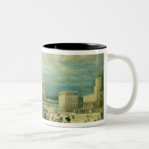 Taza Bicolor Palacio italiano, 1623