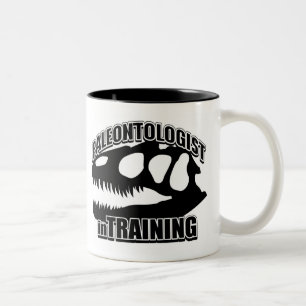 Taza Bicolor paleontólogo en formación