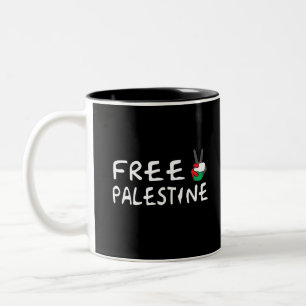 Taza Bicolor Palestina Libre