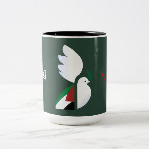 Taza Bicolor Palestina Libre