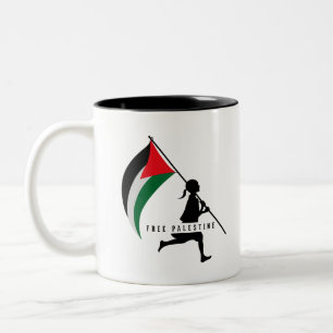 Taza Bicolor Palestina Libre