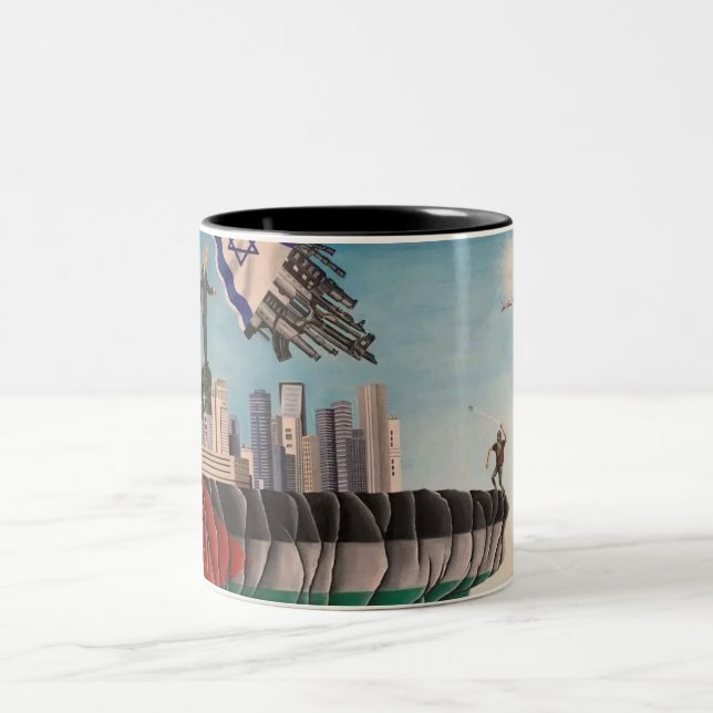 Taza Bicolor Palestine coffee cup (Centro)