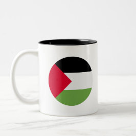 Taza Bicolor Palestine Flag