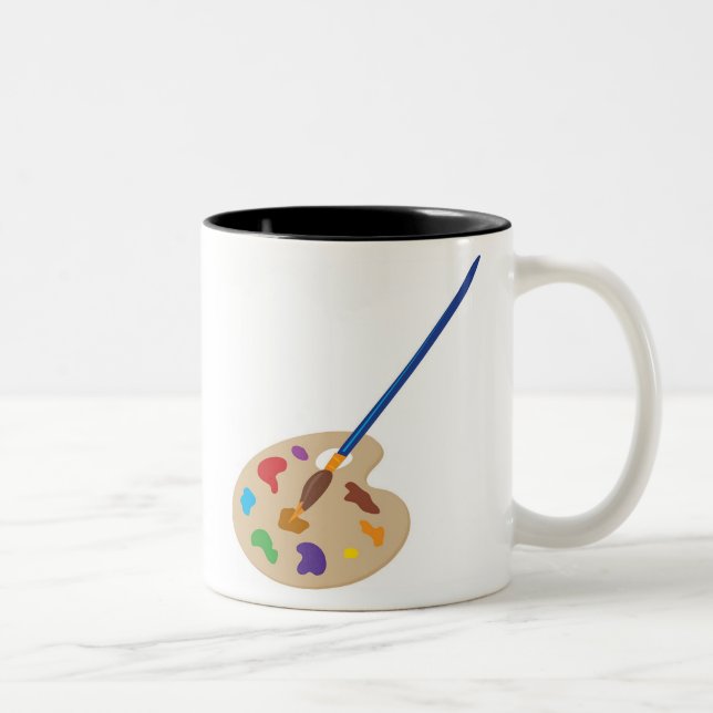 Taza Bicolor Paleta del arte (Derecha)