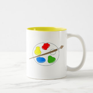 Taza Bicolor Paleta del artista