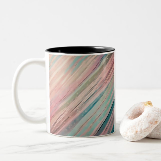 Taza Bicolor Paleta Warerolour (Con donut)