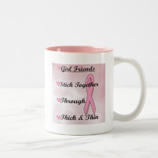 Taza Bicolor Palillo de los chicas junto