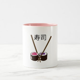 Taza Bicolor Palillos japoneses para sushi