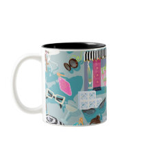 Palm Springs Poolside Midcentavo Coffee Mug
