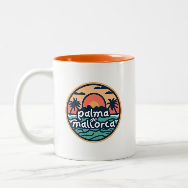 Taza Bicolor Palma de Mallorca (Izquierda)