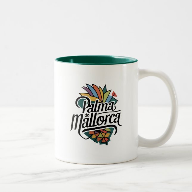 Taza Bicolor Palma de Mallorca (Derecha)