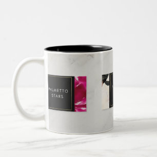 Taza Bicolor Palmetto Stars 