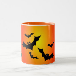Taza Bicolor Palos de Halloween