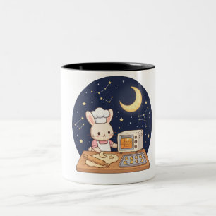 Taza Bicolor Panadería Conejo de Luz de Luna