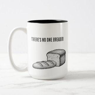 Taza Bicolor Panadería de Pan Punny Baker Regalo de Pun de Pan