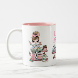 Taza Bicolor Panadería para pequeñas empresas, pastelitos