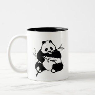 Taza Bicolor Panda