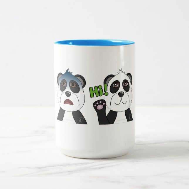 Taza Bicolor Panda Bears (Centro)
