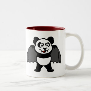 Taza Bicolor Panda del vampiro