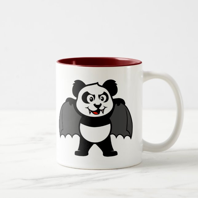 Taza Bicolor Panda del vampiro (Derecha)