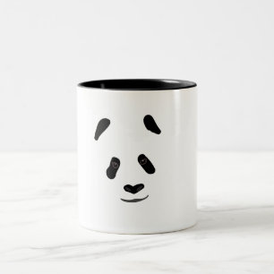 Taza Bicolor Panda Face