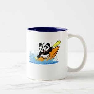 Taza Bicolor Panda kayak