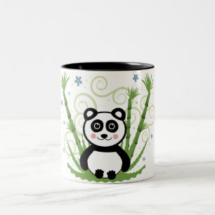 Taza Bicolor Panda linda del bebé