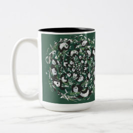 Taza Bicolor Panda-monium