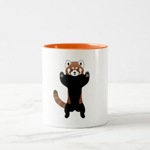 Taza Bicolor Panda rojo