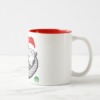 Taza Bicolor Pango Santa Mug
