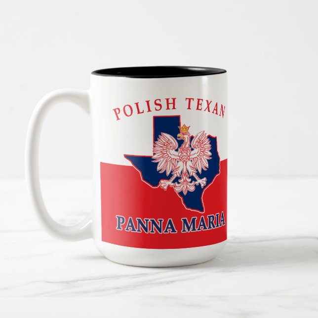 Taza Bicolor Panna Maria Poland Texan (Izquierda)