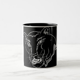 Taza Bicolor Pantera negra