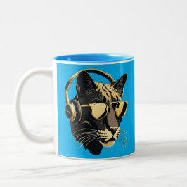 Taza Bicolor Panther Jammin'