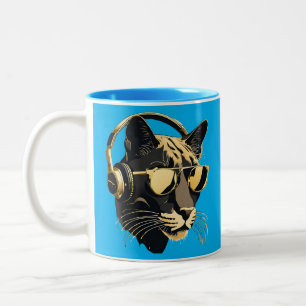 Taza Bicolor Panther Jammin'