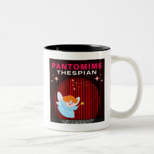 Taza Bicolor Pantomime Thespian - Madrina lechera